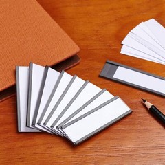 200 Pieces Magnetic Label Holders with Magnets Data Card Holders…