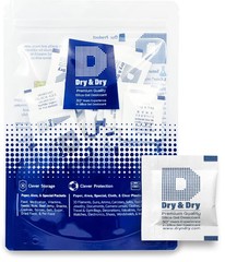 Silica Gel Packets – 50 pack -1g Moisture Absorber for Food & Electronics