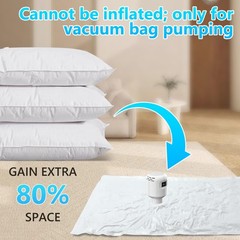 GGH Electric Air Pump for vacuum seal bags Travel 1 Pack (Pump Only), White