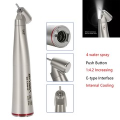 SKYSEA Dental Fiber Optic 1:4.2 Increasing 45° Contra Angle LED Handpiece DL