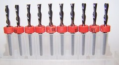 (10) – 1/8″(.1250″) CARBIDE 2 FLUTE ENDMILLS, SOFT PLASTIC DOWNCUT 1650.1250.500