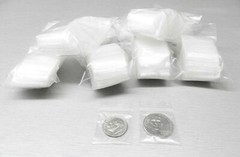 1000 Bags Reclosable 2mil Clear 1″ x 1″ Mini Poly Bags 1×1 Baggies 1,000 Pcs