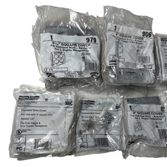 Qty 20 New Hubbell Raco 979 906 906c 907C 807 800 Square Covers Ships Free