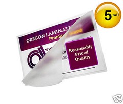 500/pack Prayer Card size Hot Laminating Pouches 5 Mil 2-3/4 x 4-1/2, 2.75 x 4.5