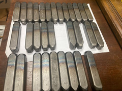 CH Hanson Individual HD 1/2″ Steel Stamp, See Specifics For Availability