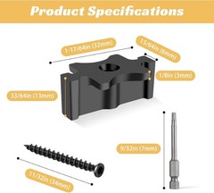 200 Pack Hidden Deck Fasteners for Composite Decking Board, Composite Decking Cl