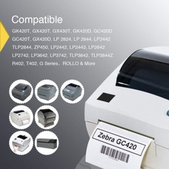 1-40 Rolls 4×3 Direct Blank Thermal Shipping Label Barcode Sticker – Zebra Rollo