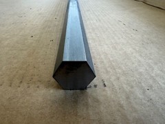 12L14 Steel Bar Stock; 1-1/8″ Hex x 6″, 1.125″ Hexagonal Bar