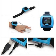 CMS50F Wrist Pulse Oximeter – Oxygen Monitor with Finger Probe