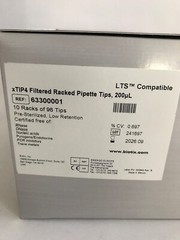 (960) BIOTIX xTIP4 200uL LTS Compatible Low Retention Filtered Pipet Tips Racked
