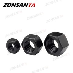 M2–M16 Hex Nuts Grade 8.8 Black Carbon Steel Metric Hexagon Nuts High Strength
