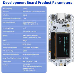 Meshtastic Heltec V3 ESP32 Lora 32 Dev-Board Kit 800Mah Battery Case SX1262 Tri-