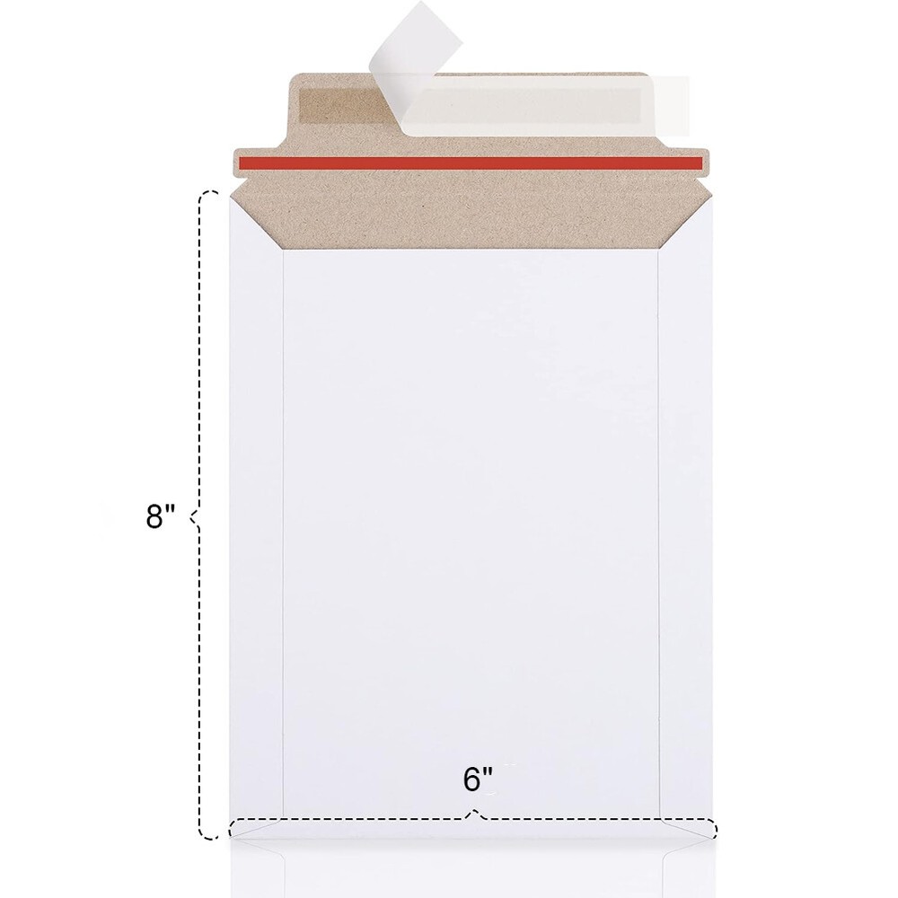 Flat Photo Mailer Document Envelopes Cardboard Self Sealing 6″x8″ 7″x9″ 9″x11.5″