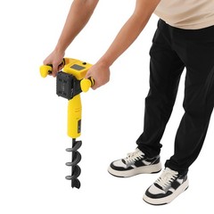 Cordless Electric Post Hole Digger 20V Earth Auger Hole Digger 2000mAh Battery