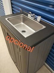 Portable Sink Mobile Concession three – compartment Hot Water w/Hand Wash Sink