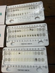Ortho Arch LN2-902 Horizon Mini Roth .022 Brackets Partial Lot 3 Trays