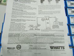 New Watts 3/4″ NPT Lead Free Brass Poppet Pressure Relief Valve 125 PSI LF53-125