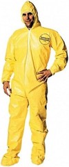 Dupont Tyvek Tychem QC122S Chemical Hazmat Coverall Suit ALL Sizes MD-6XL