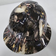 full brim hard hat custom hydro dipped IN US NAVY WE THE POEPLE DONT TREAD ON ME