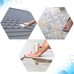 400PCS Plastic Horseshoe Shims U Shaped Tile Spacers Leveling 1/16″ to 1/4″