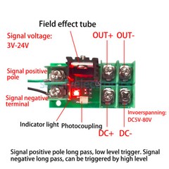 Electronic Pulse Trigger Switch Control Board MOS Field Effect Tube Optocoupler