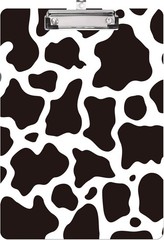 Cute Cow Print Clipboard A4 Letter Size Plastic Decorative, Pattern Varies