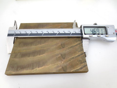 954 Aluminum Bronze Flat Plate Aprox. 3/8″ Thick x 4.1″ W x 4..7″ L