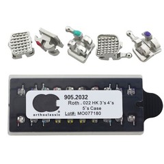 50 Sets Dental Orthodontic Metal Brackets Braces Mini Roth MBT 022 018 345W/H