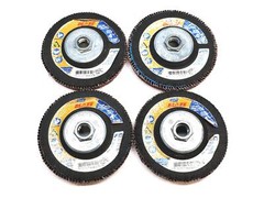 Norton Blaze Flap Disc 13,300 Max RPM 4-1/2X5/8-11 [Lot of 4] NOS