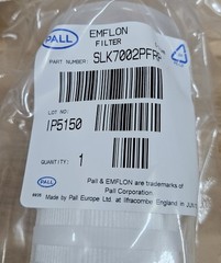 2 New Pall EMFLON SLK7002PFRP Filters, NOS , No Box .2 Micron
