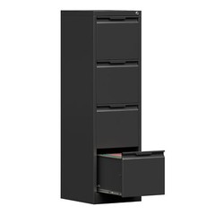Metal 4 Drawer File Cabinet w/Lock Metal Vertical Filing Cabinet for Office Home