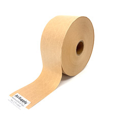 4 Pack Reinforced Water Activated Kraft Carton Sealing Gummed Tape 2.75″x450 ft