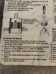GLASTAR Specialty Diamond Grinding Head Fine Grit ¾” Diameter #30307 New In Pkg