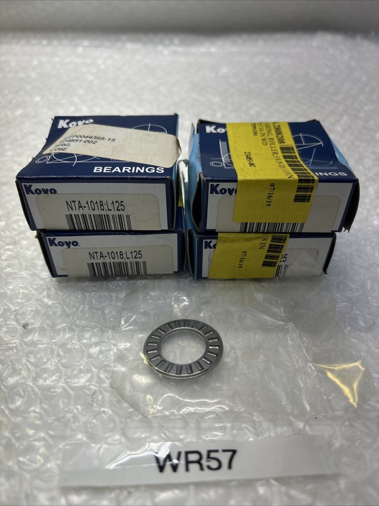 **Koyo NTA-1018;L 125 Needle Roller Bearing (Lot Of 4)#