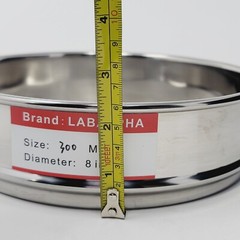 300 Mesh / 0.054mm 8″ Lab Sieve 304 Stainless Steel Wire Cloth Strainer Filter