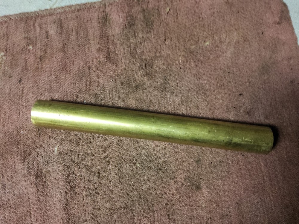 1″ C360 BRASS SOLID ROUND ROD 6″ long New Lathe Bar Stock 1.00″ diameter x 6″