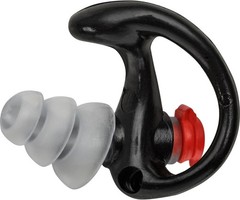EP4 Sonic Defenders Plus: Triple-Flanged, Reusable Black Earplugs for Protection