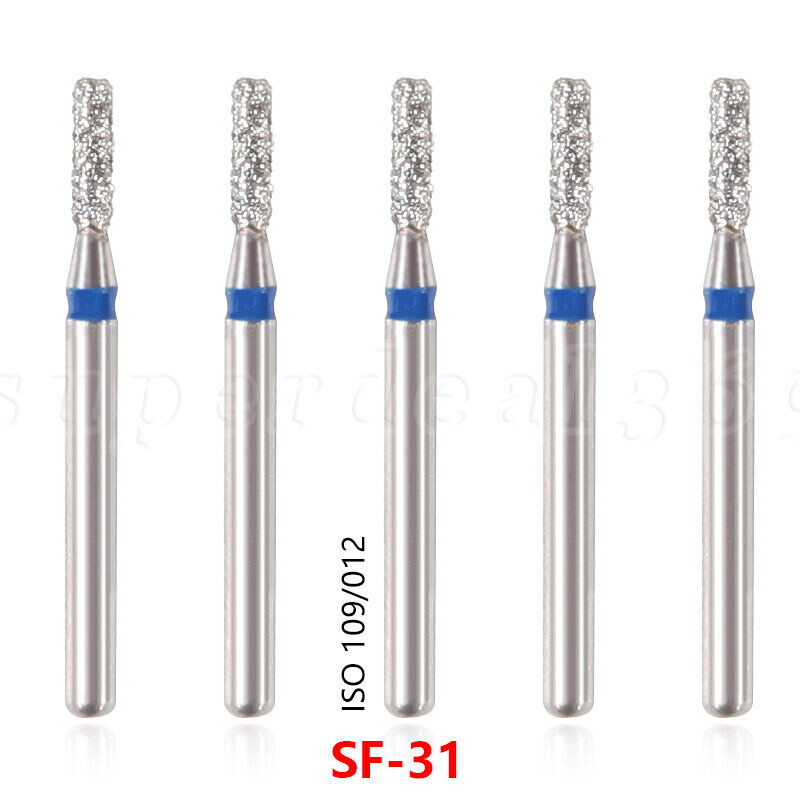 50pcs Dental FG Diamond Burs for High Speed Handpiece Friction Grip 1.6MM Bur