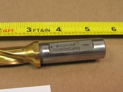 Ingersoll .531 – .547 13.5-13.9 mm Insert Drill TD1350067C0R01 Gold Twist 5xD