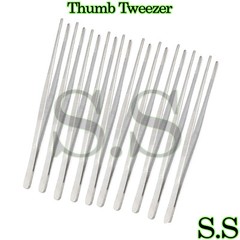 10 PC Dissecting Forceps/Thumb Tweezers Straight 12″ Blunt/Blunt