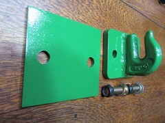 Tractor skidsteer loader 3/8″ bolt on grab bucket hook. **USA CERTIFIED WELDED**
