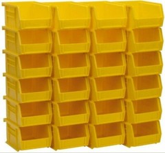 Akro-Mils 30210 AkroBin Stack & Hang Bin 5-3/8D x 4-1/8W x 3H Yellow 24 PACK