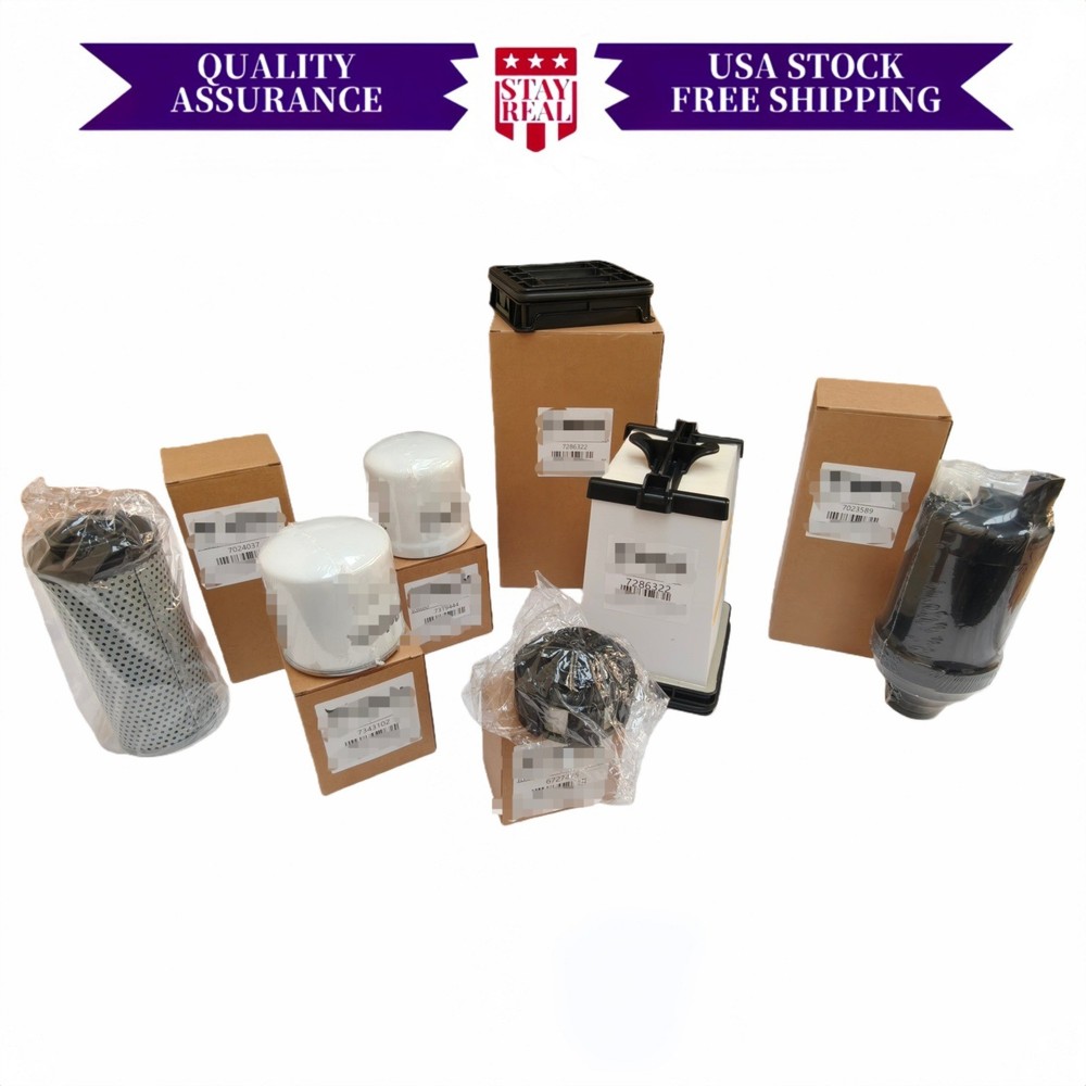 For Bobcat S450 S510 S530 S550 T550 T590 T630 T450 Complete Filter Service Kit