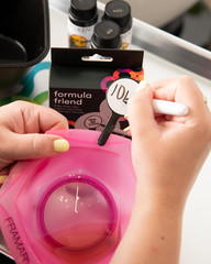 Formula Friend Clips 8 Pack – Easy Wipe Dry Erase Labels That Clip to Hair Dye B