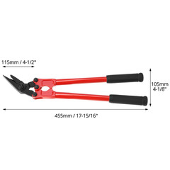 18” Strapping Cutter High Carbon Steel for Steel/PET To 1-1/4” 0.04” Thick MaxWt