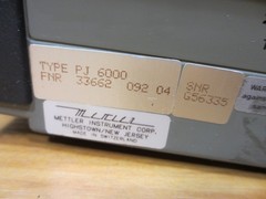 Mettler PJ6000 *USED WORKING* Digital Scale Toledo Gram