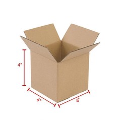 100 4x4x4 PREMIUM Cardboard Mailers Mailing Packing Shipping Boxes 4 x 4 x 4