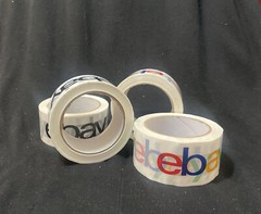 4 Rolls Official eBay Brand Logo Packing Packaging Tape Shipping 2″ x 75 yds