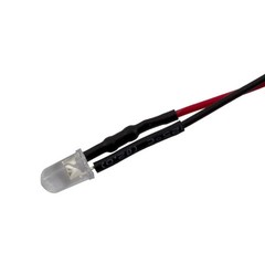 Lot 3mm 5mm LED Light White Red Yellow 20CM Pre Wired LED Lamp Light Bulb 12V