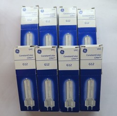 8x GE Constant Color CMH UVC Lamp 150W T6 G12 Bi-Pin Clear Bulb High CRI NOS
